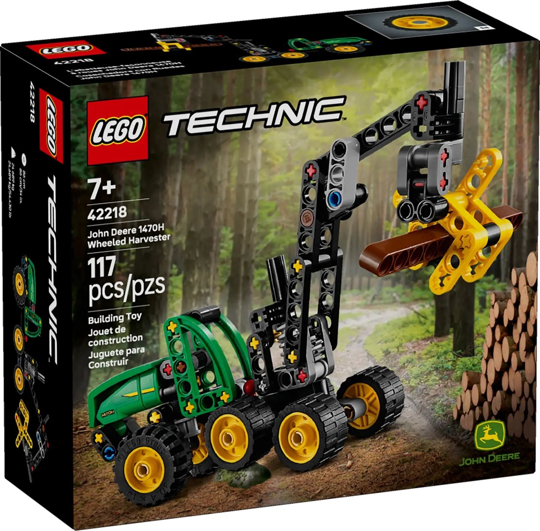 LEGO Technic John Deere 1470H Harwester 117 Elementów — zdjęcie 1 z 7