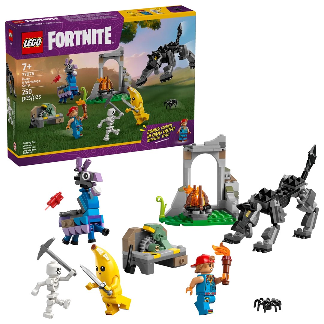 LEGO Fortnite 77075 - Skórek i Iskra oraz obóz — zdjęcie 1 z 6