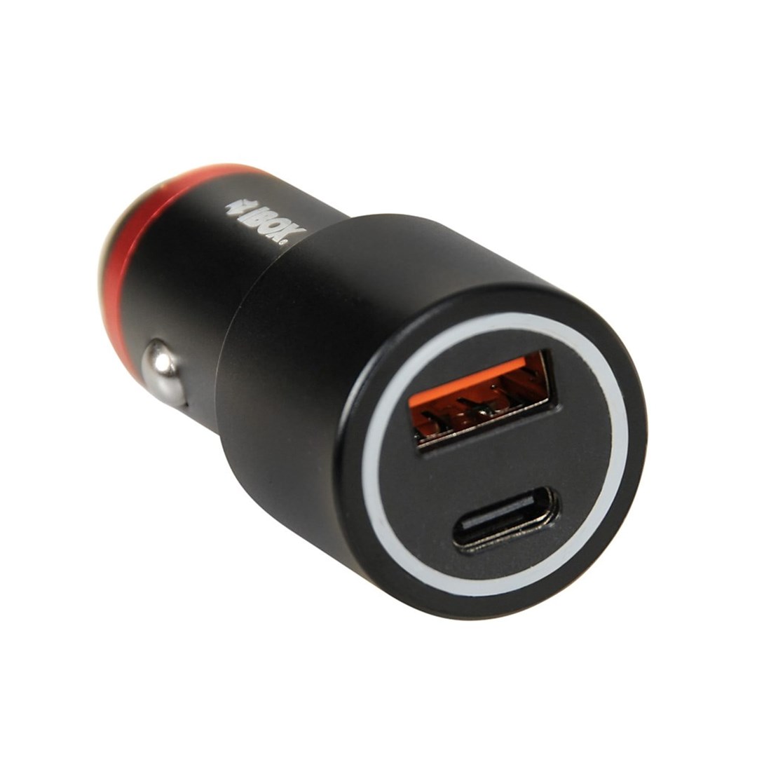 ŁADOWARKA SAMOCHODOWA I-BOX C-20 USB C+A 48W — zdjęcie 1 z 8