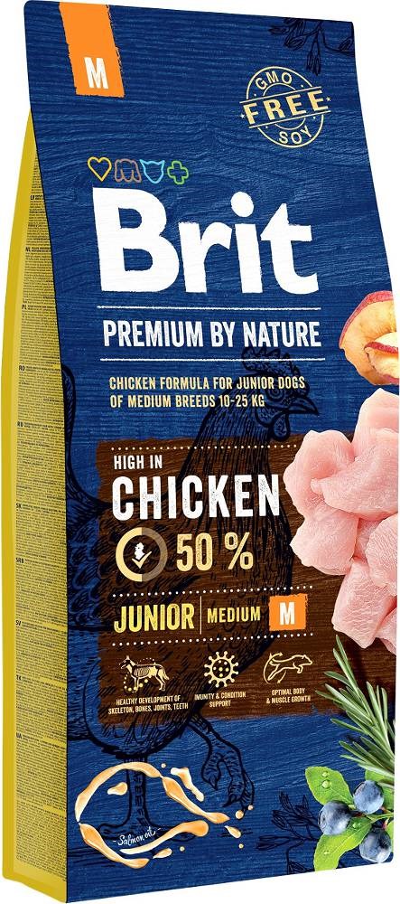 BRIT PREMIUM BY NATURE Junior M - 15 kg