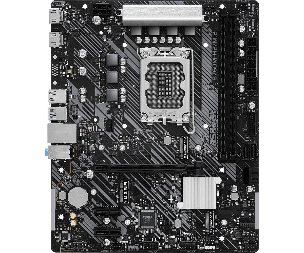 Płyta główna ASRock B760M-H2/M.2 Socket-1700 — zdjęcie 1 z 5