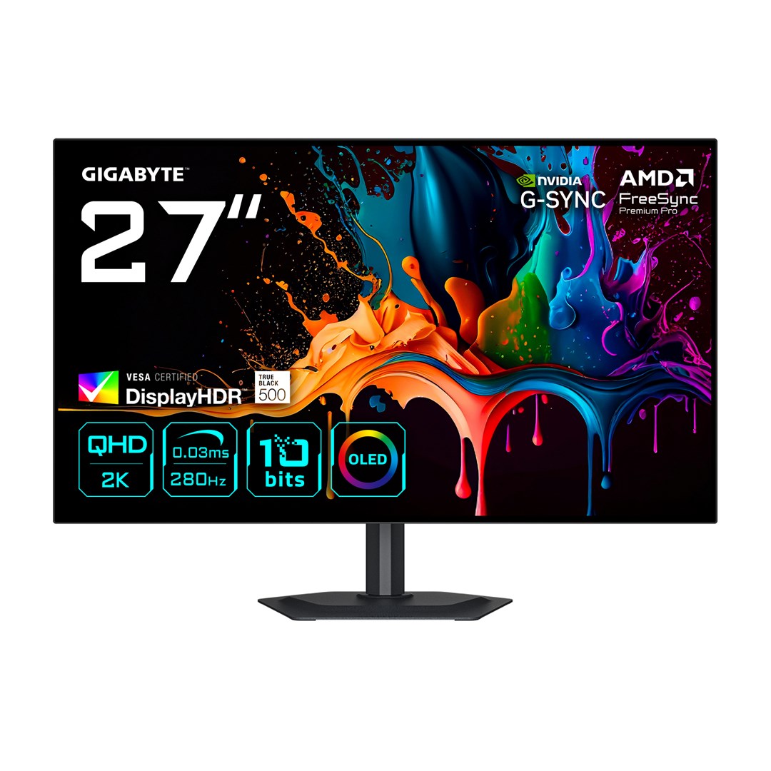 Monitor Gigabyte OLED 27" MO27Q28G 280Hz — zdjęcie 1 z 6