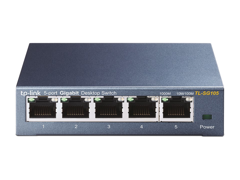 Switch TP-LINK TL-SG105 5 Portów 1000Mbps — zdjęcie 1 z 3