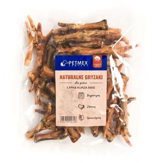 Gryzak PETMEX Łapa kurza 500g dla psów