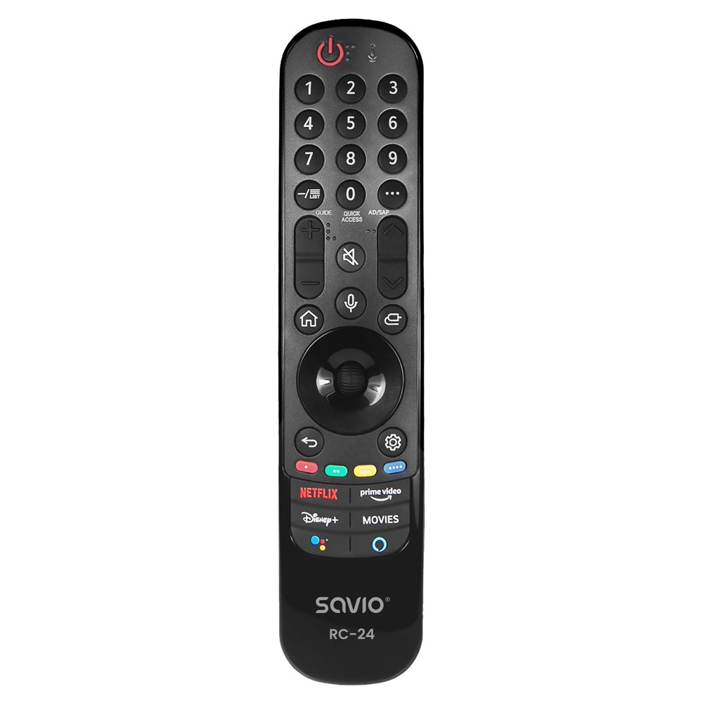 SAVIO PILOT UNIWERSALNY/ZAMIENNIK DO TV LG - RC-24 — zdjęcie 1 z 3
