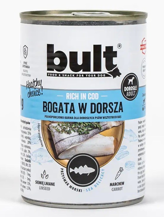 BULT Puszka bogata w dorsza 400g — zdjęcie 1 z 2