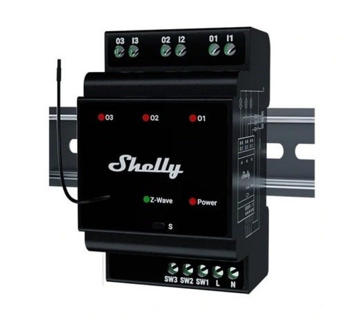 Sterownik trzykanałowy Shelly Wave Pro 3 LR — zdjęcie 1 z 3