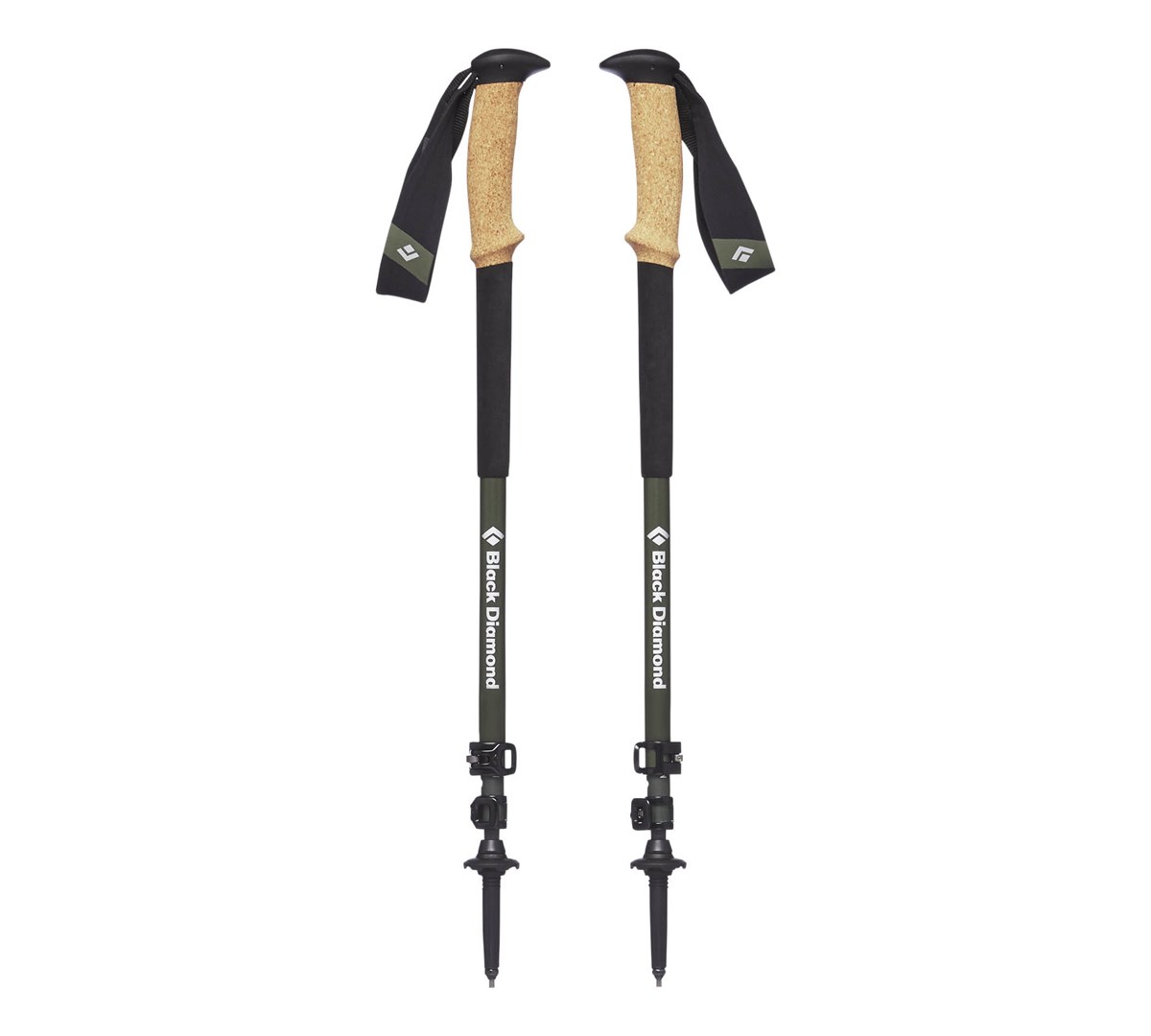 Kije trekkingowe Black Diamond Alpine Carbon Cork 63-130cm, tundra — zdjęcie 1 z 2