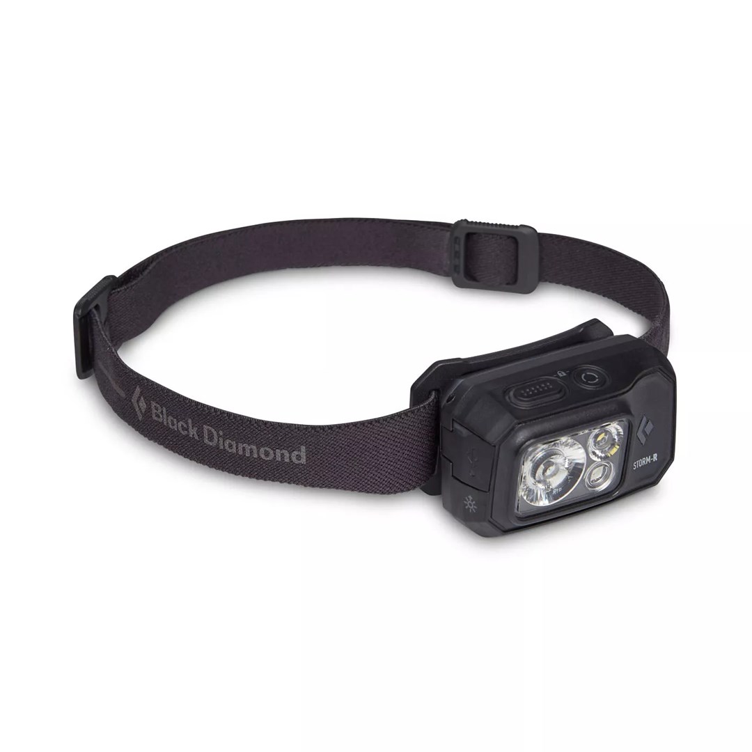 Latarka czołowa Black Diamond Storm 500-R, czarna — zdjęcie 1 z 5