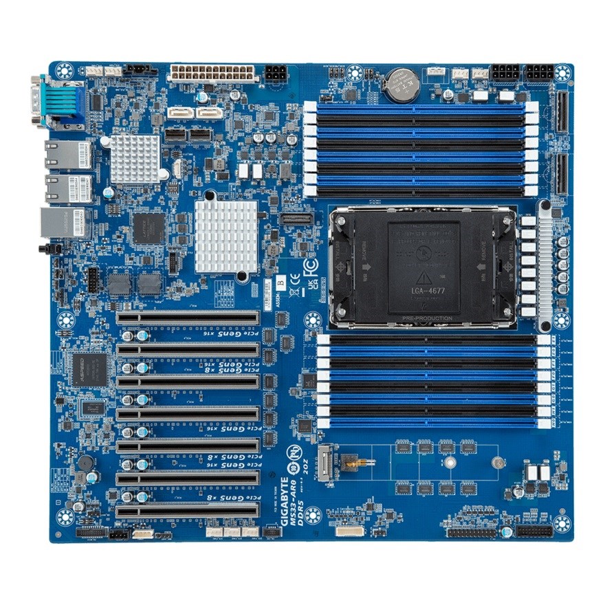 Płyta główna Gigabyte MS33-AR0 LGA4677 Intel Xeon — zdjęcie 1 z 4