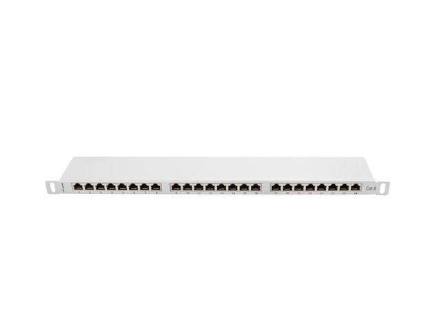 Patch panel Lanberg PPS6-0024-S, kat. 6, 24xRJ-45 — zdjęcie 1 z 4