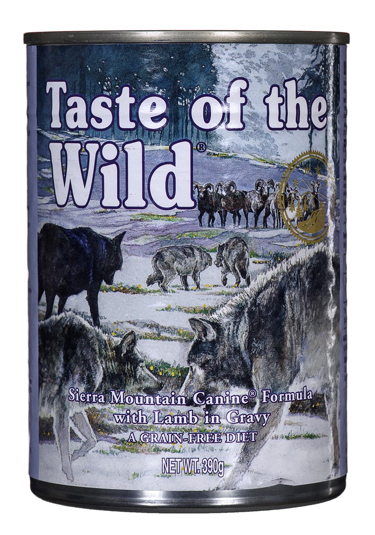 TASTE OF THE WILD Sierra Mountain - mokra 390 g — zdjęcie 1 z 2