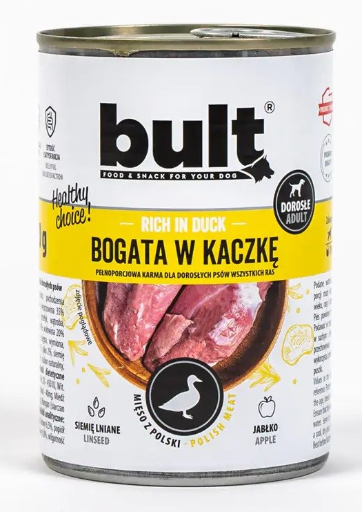 BULT Puszka bogata w kaczkę 800g — zdjęcie 1 z 2