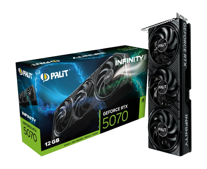 Karta graf. Palit RTX 5070 Infinity 3 12GB — zdjęcie 1 z 8