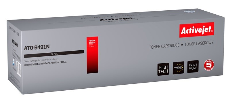 Activejet ATO-B491N Toner - Zamiennik OKI 44917602