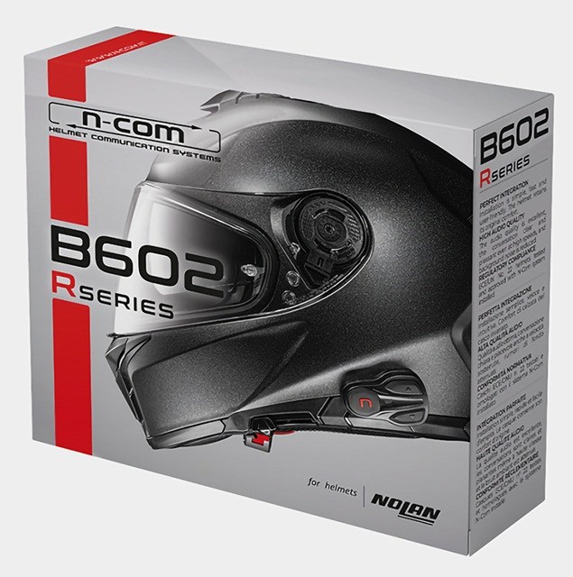 Interkom motocyklowy NOLAN N-COM B602 R do kasków NOLAN, komplet na 1 kask — zdjęcie 1 z 5