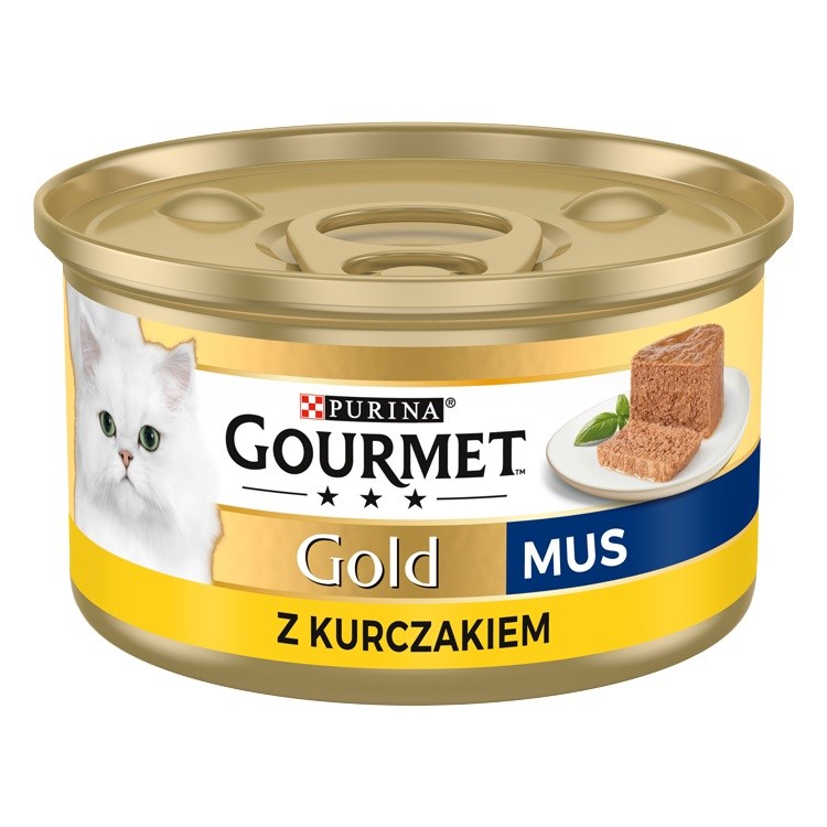 PURINA Gourmet Gold Mus z kurczakiem 85g — zdjęcie 1 z 8