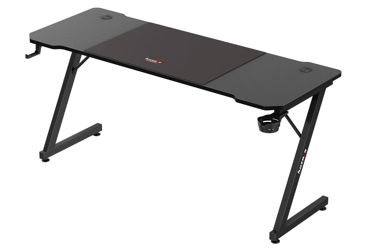 Biurko gamingowe Huzaro Hero 4.8 Black — zdjęcie 1 z 8