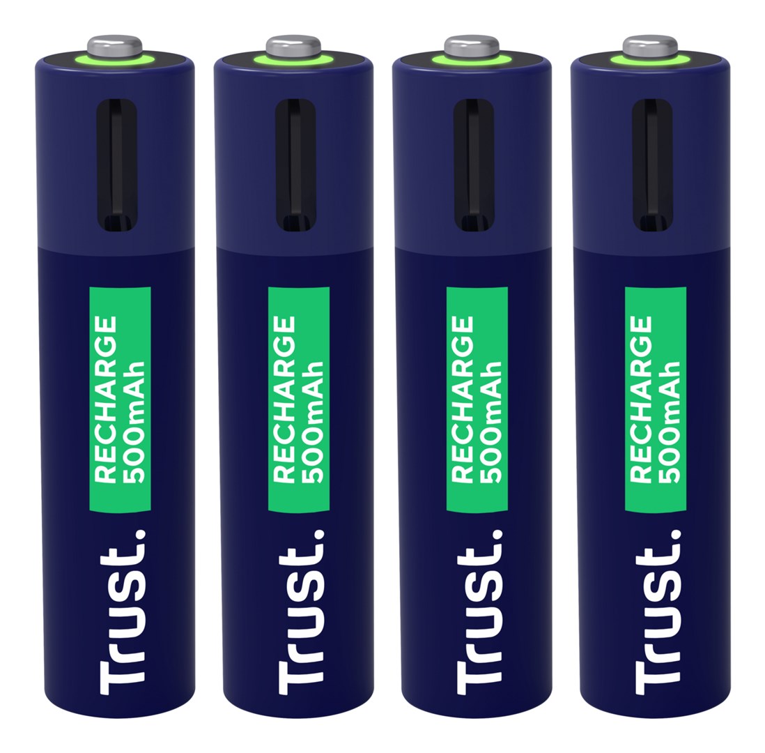 Baterie AAA Trust USB-C 4Szt — zdjęcie 1 z 6