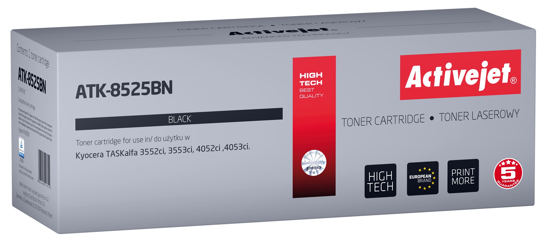 Activejet ATK-8525BN Toner Zamiennik Kyocera
