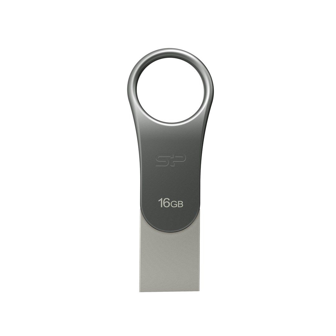 Pendrive Silicon Power Mobile C80 16GB USB 3.1/Type-C Silver — zdjęcie 1 z 4