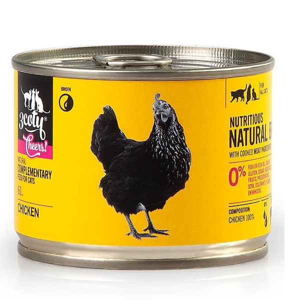 3Coty CHICKEN Cheers! 160g - Mokra karmadla kotow — zdjęcie 1 z 5