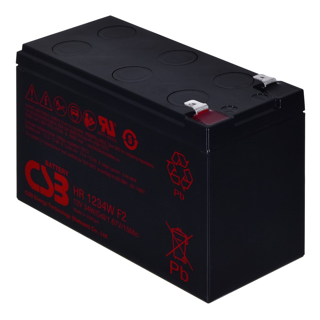 Akumulator HR1234WF2 CSB 9Ah 12V Ołowiowa — zdjęcie 1 z 3
