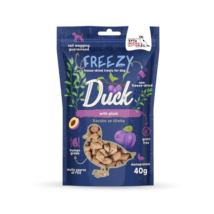 SYTA MICHA FREEZY Kaczka ze śliwą 40g