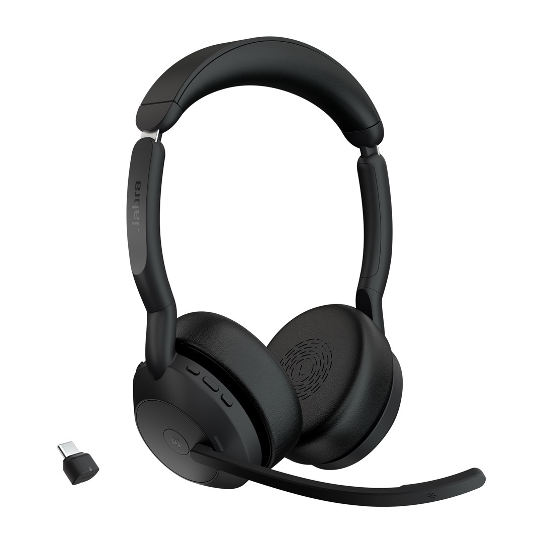 Słuchawki nauszne bezprzewodowe Jabra Evolve2 55 MS — zdjęcie 1 z 3