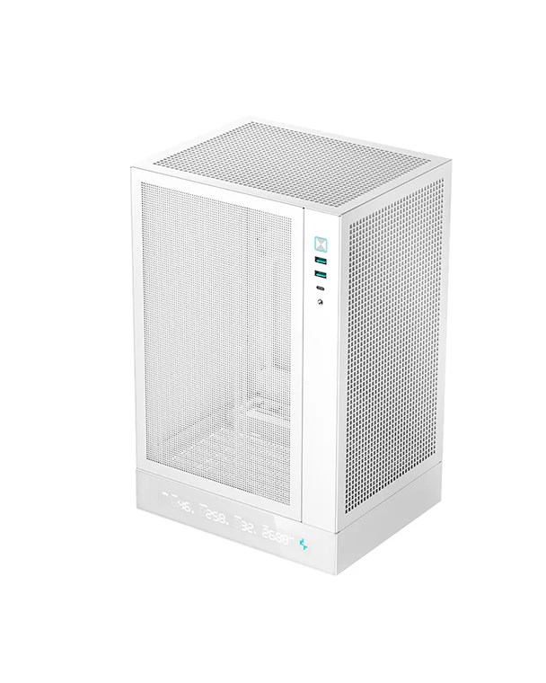 Obudowa DeepCool CH170 DIGITAL WH, biała — zdjęcie 1 z 6
