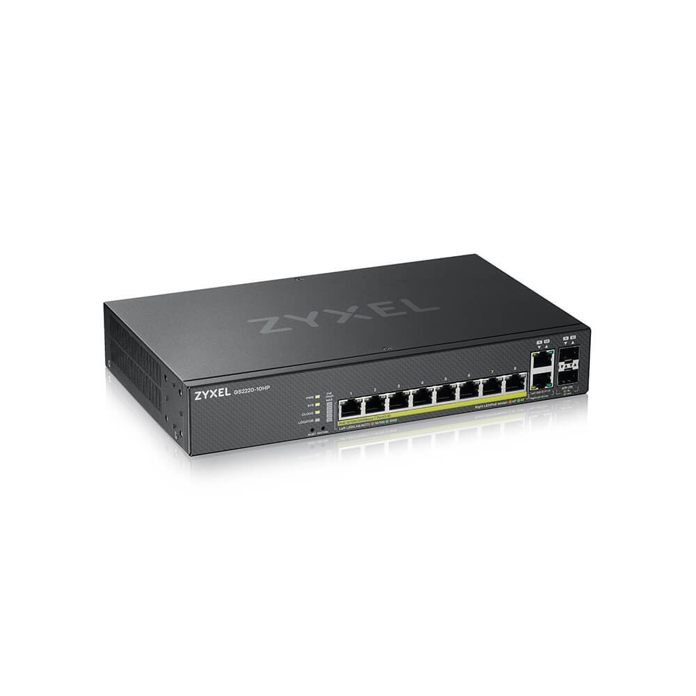 Switch Zyxel GS2220-10HP 10p PoE 180W — zdjęcie 1 z 4
