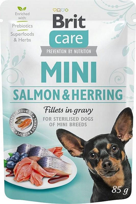 BRIT Care Mini Salmon&Herring 85g - Mokra Karma