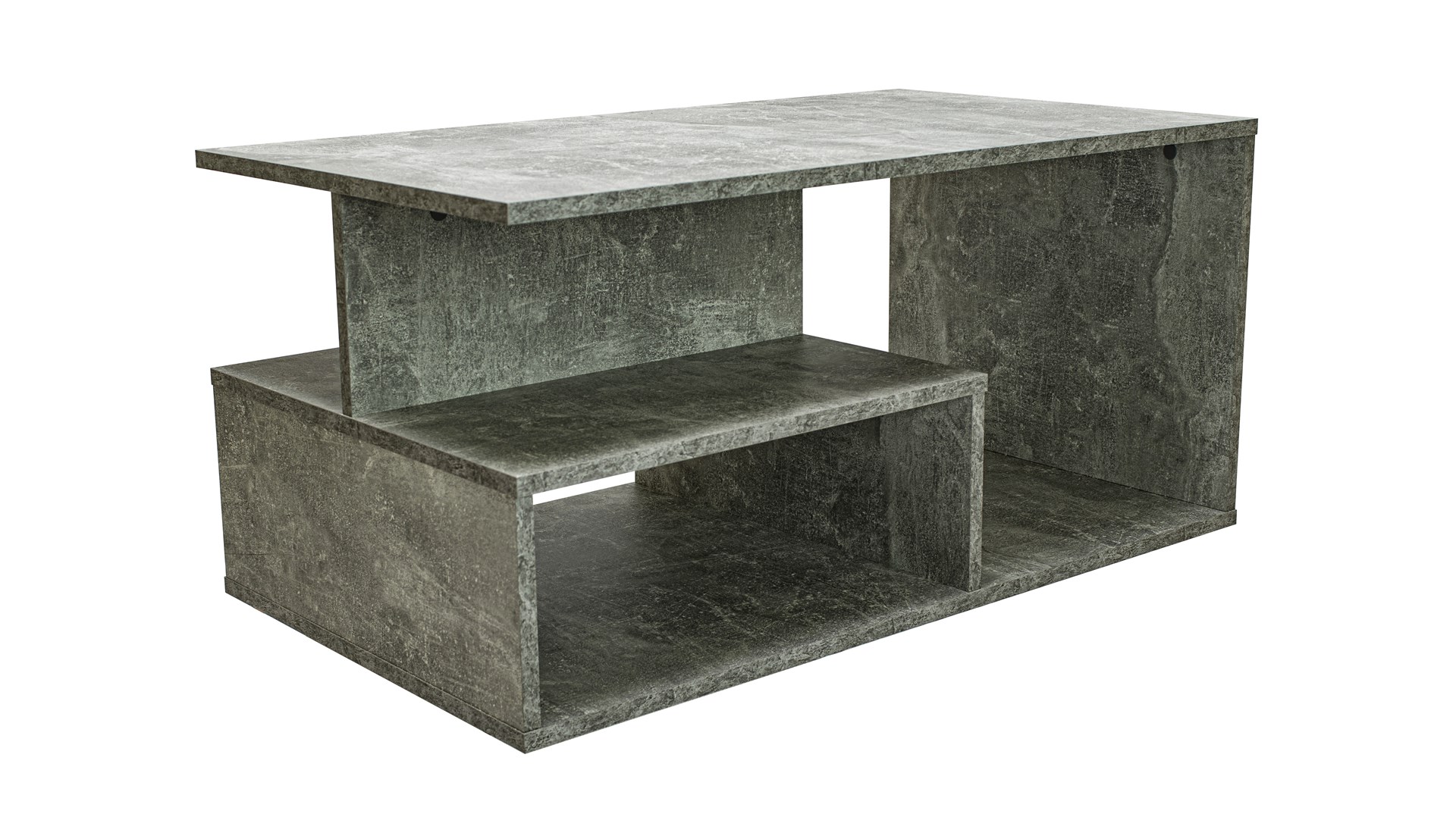 Ława Prima - Beton, szarobrązowa, płyta wiórowa — zdjęcie 1 z 6