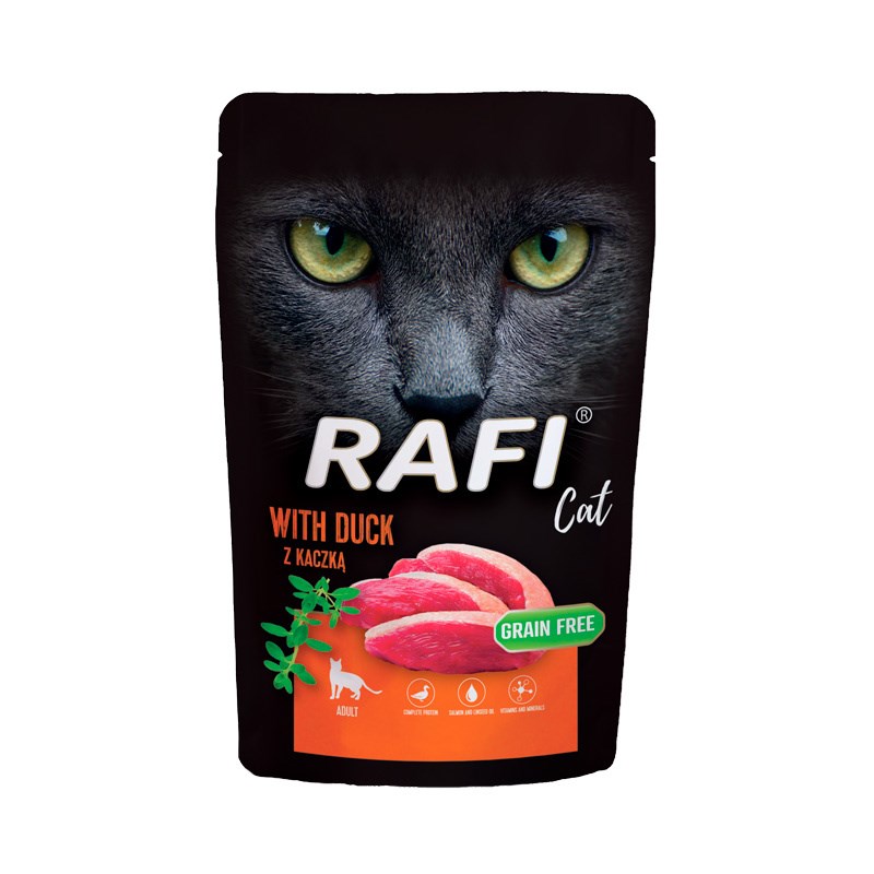 DOLINA NOTECI Rafi Cat Adult z kaczką - 100g