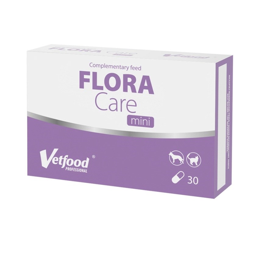 Vetfood Flora Care Mini 30 kapsułek na biegunkę