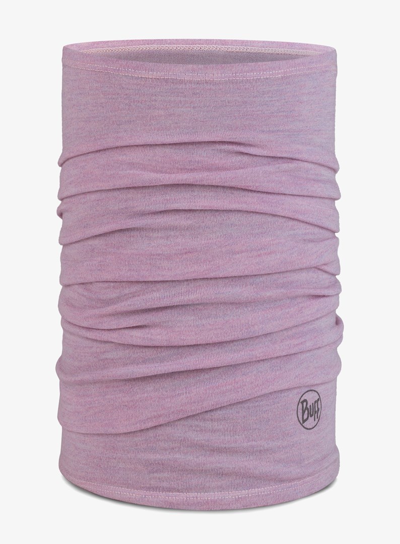 Chusta Buff Merino Midweight, melange lilac sand — zdjęcie 1 z 2