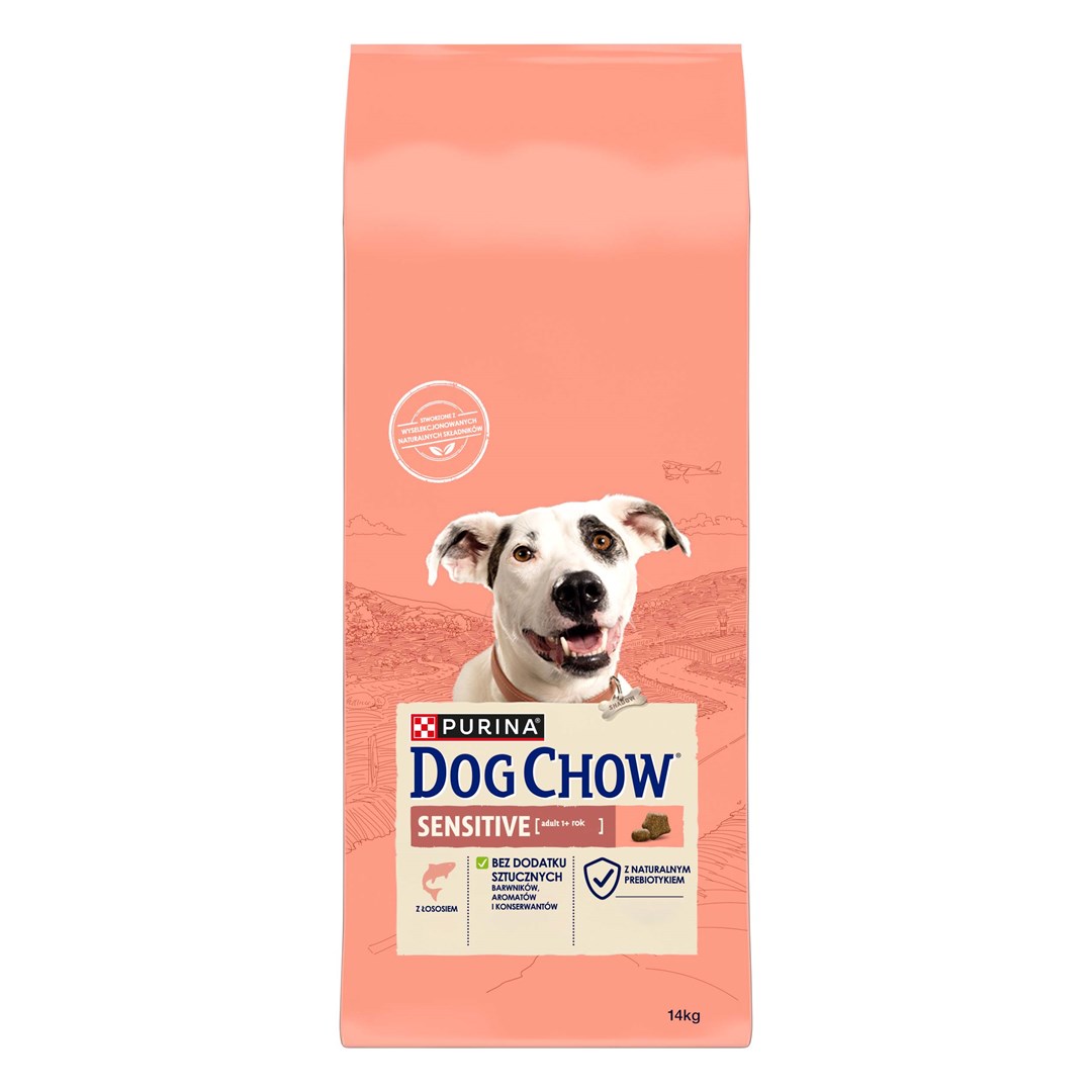 PURINA DOG CHOW Adult Sensitive z łososiem - 14 kg — zdjęcie 1 z 7
