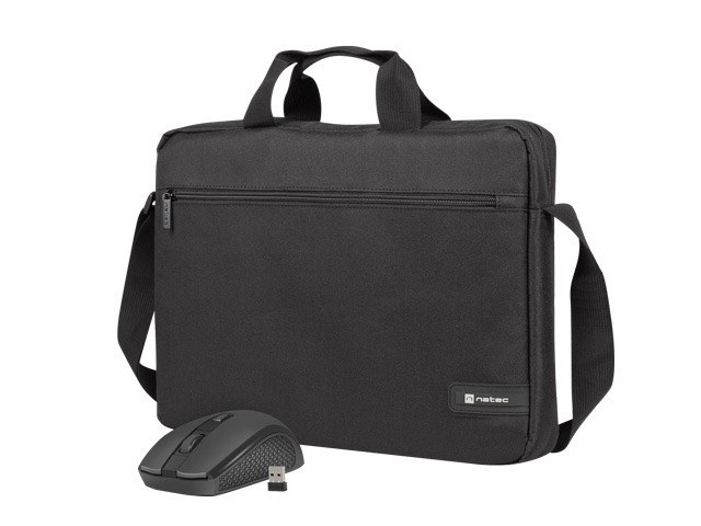 NATEC TORBA WALLAROO 2 15.6" Z MYSZKĄ BEZPRZEWODOWĄ — zdjęcie 1 z 8