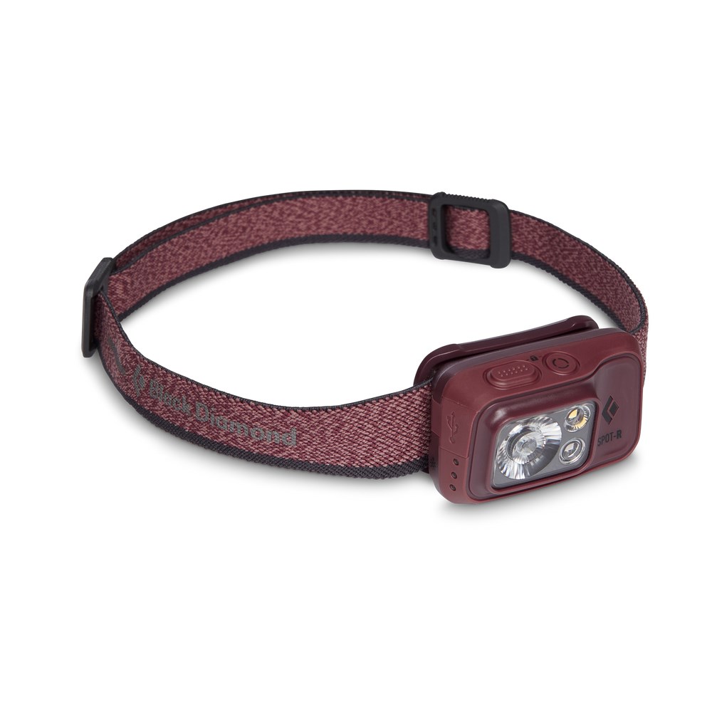 Latarka czołowa Black Diamond Spot 400-R, bordowa — zdjęcie 1 z 5
