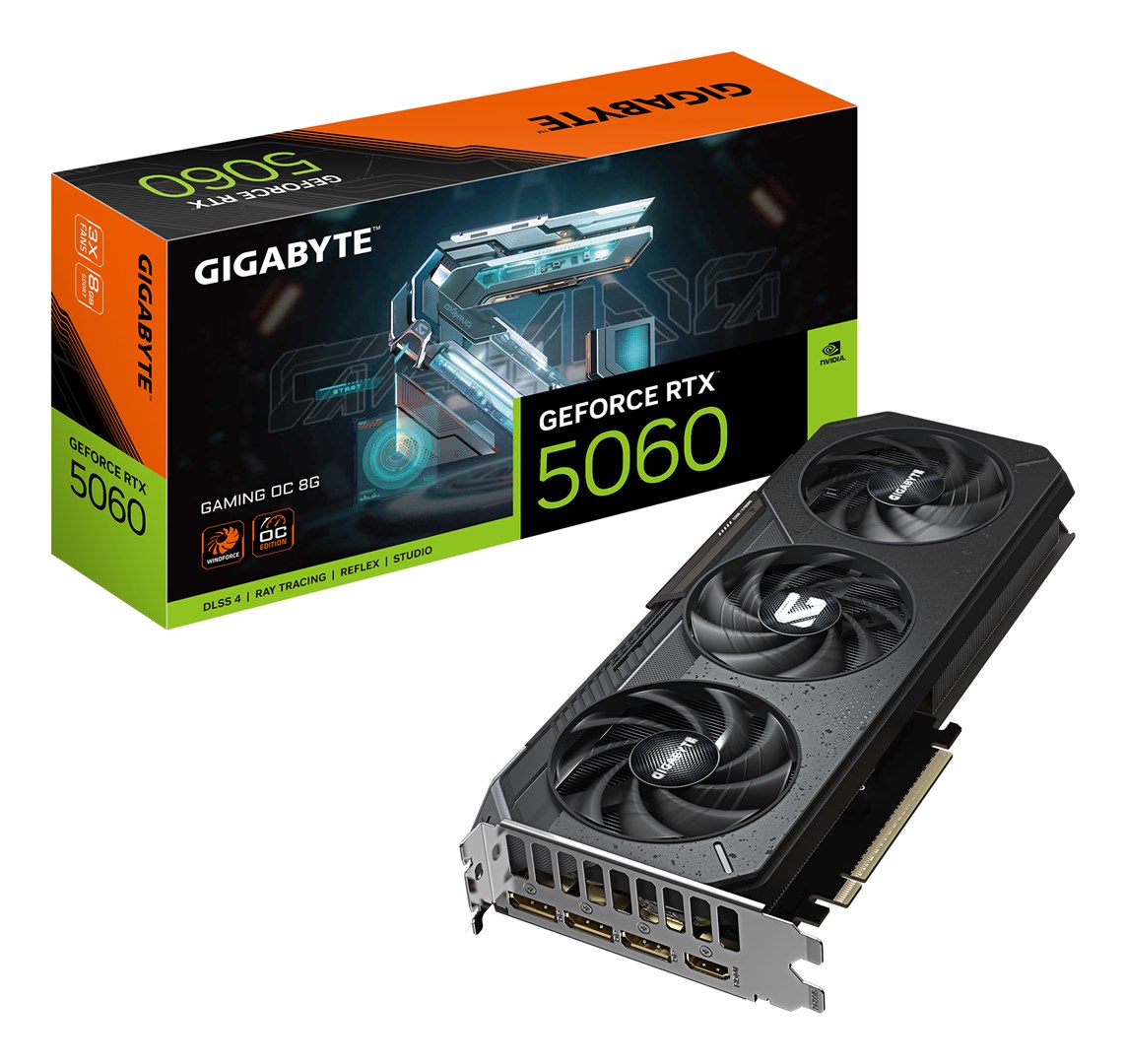 Karta graficzna Gigabyte GeForce RTX 5060 GAMING OC 8GB — zdjęcie 1 z 8