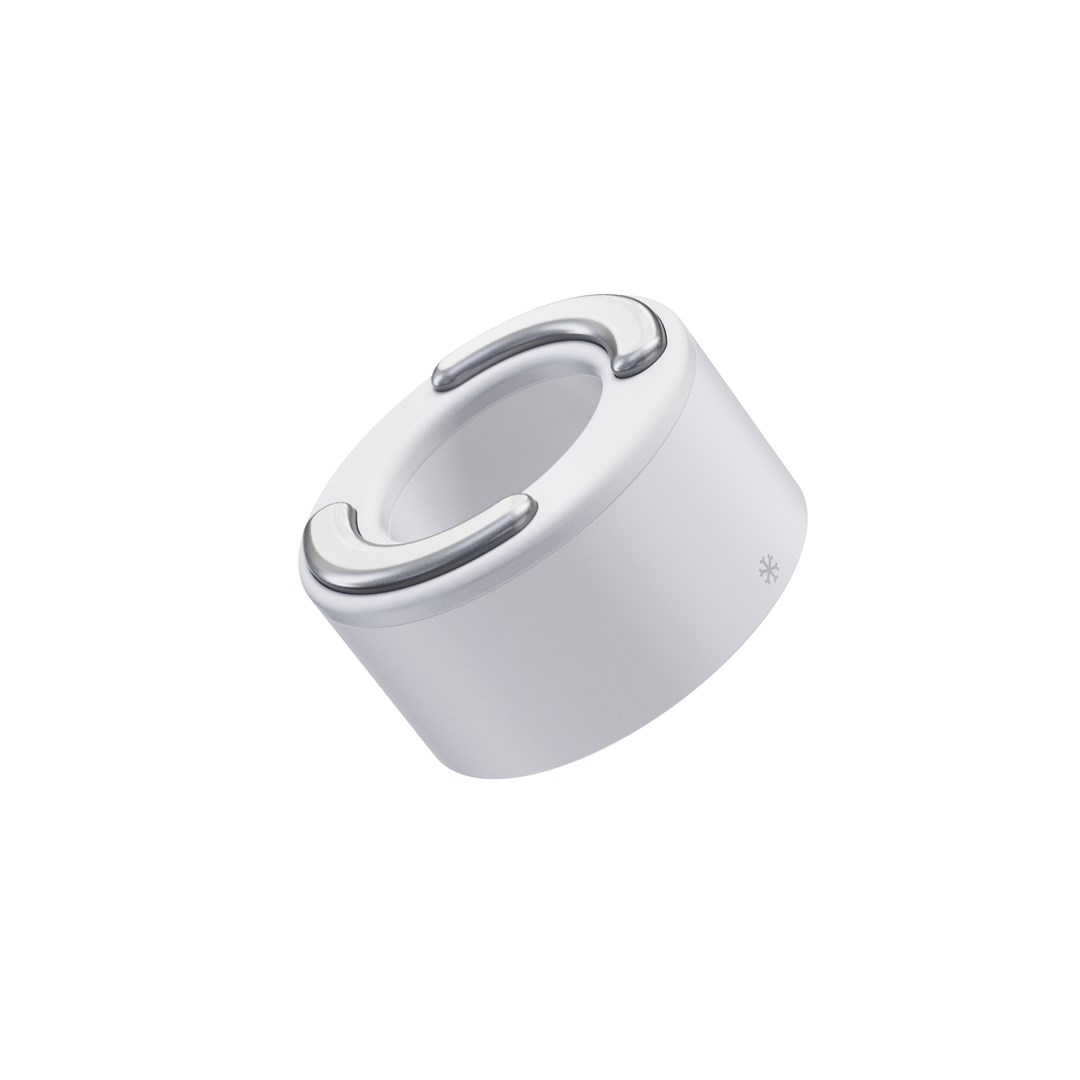 Nasadki Therabody Theraface Pro Hot and Cold Rings biały — zdjęcie 1 z 8