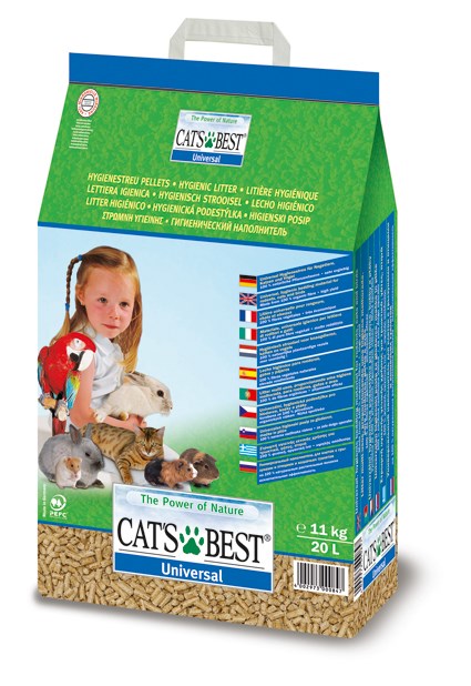 JRS CAT'S BEST Universal - Źnierek Drewniany Pellet - 20 L