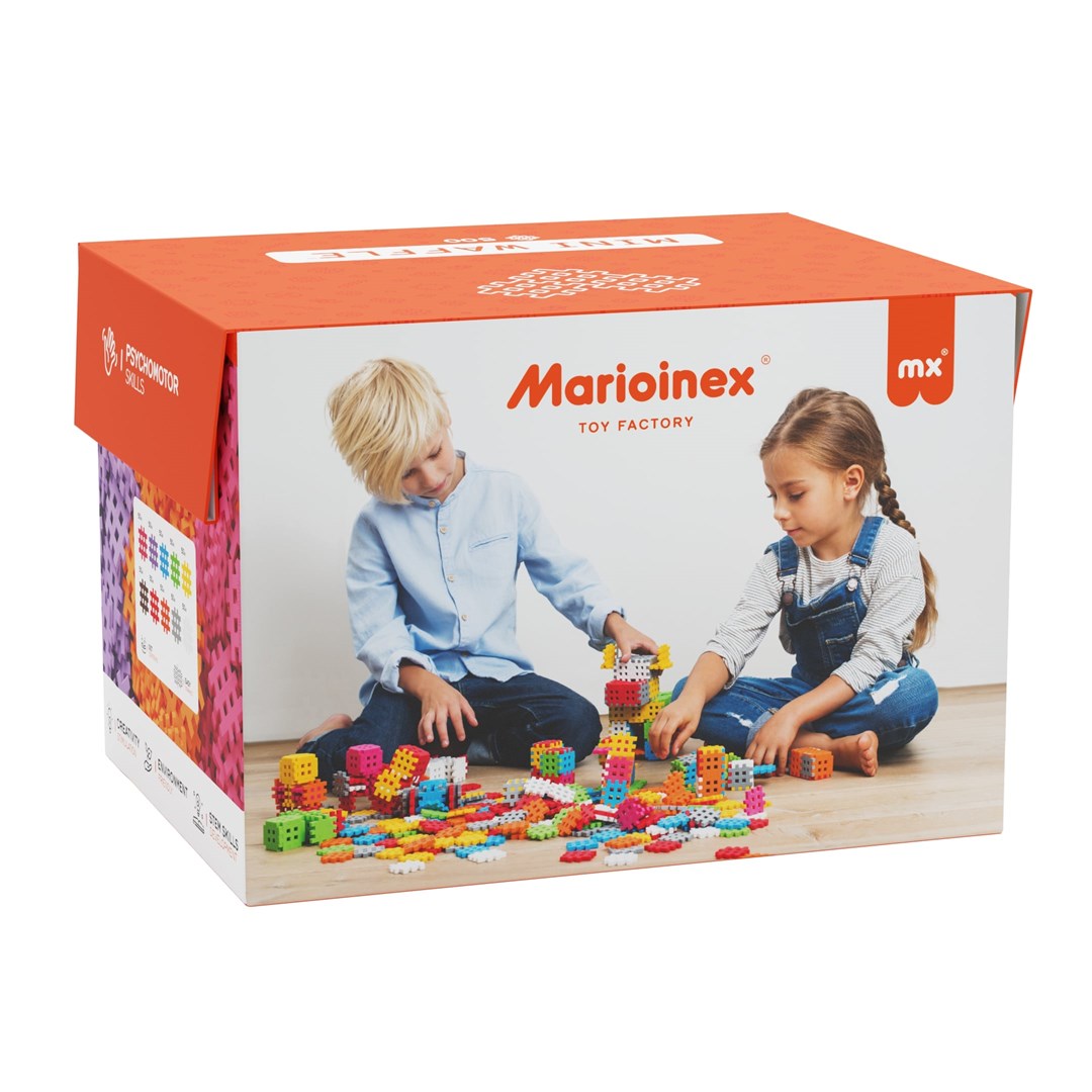 MARIOINEX Klocki Mini Waffle, 500 elementów — zdjęcie 1 z 8