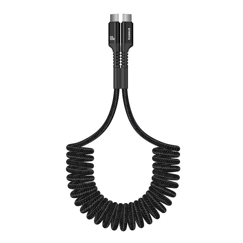 Kabel Baseus Fish-Eye Typ C-Typ C 100W 1m (czarny) — zdjęcie 1 z 7