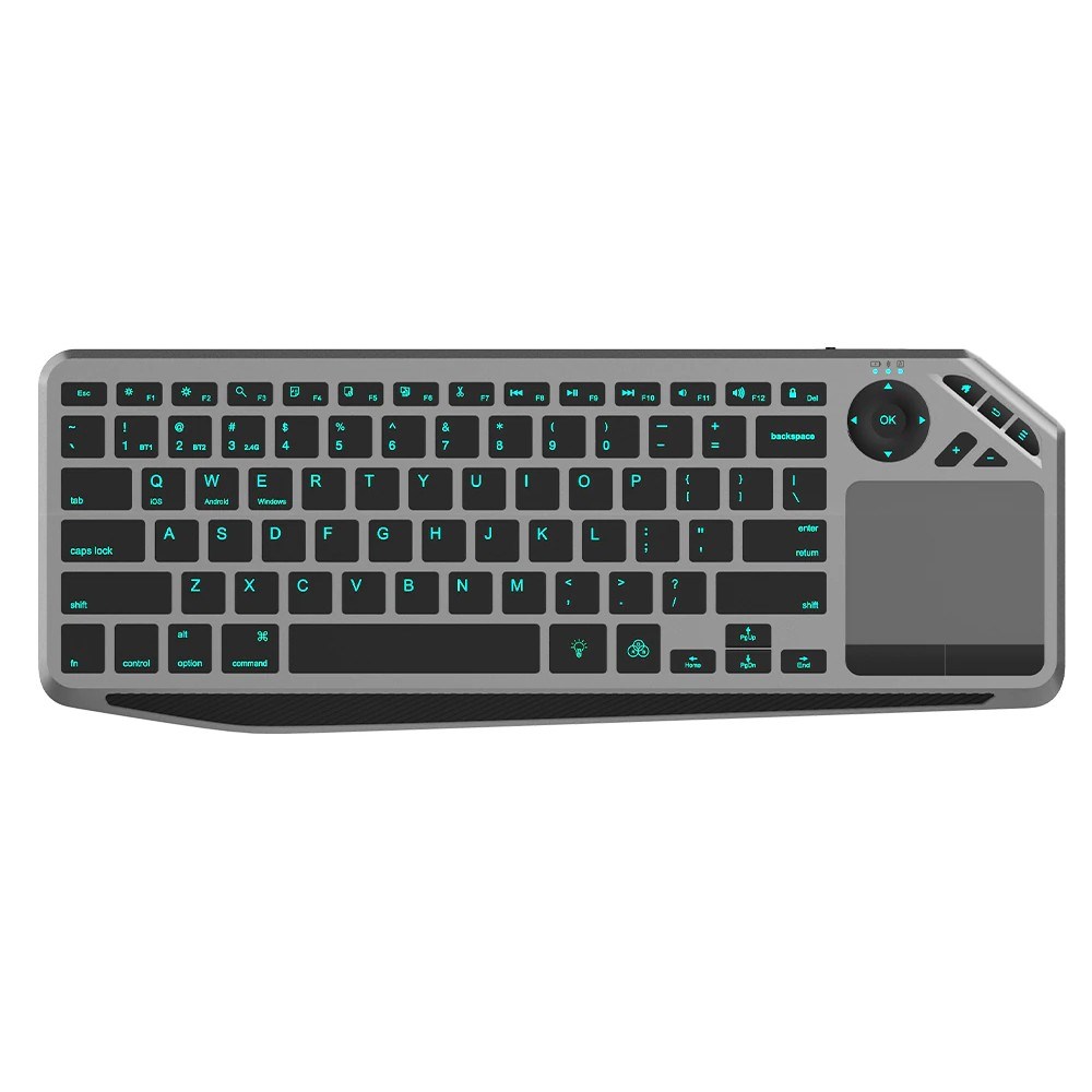 TECHLY BEZPRZEWODOWA KLAWIATURA DUALNA BT/RF TOUCH — zdjęcie 1 z 8
