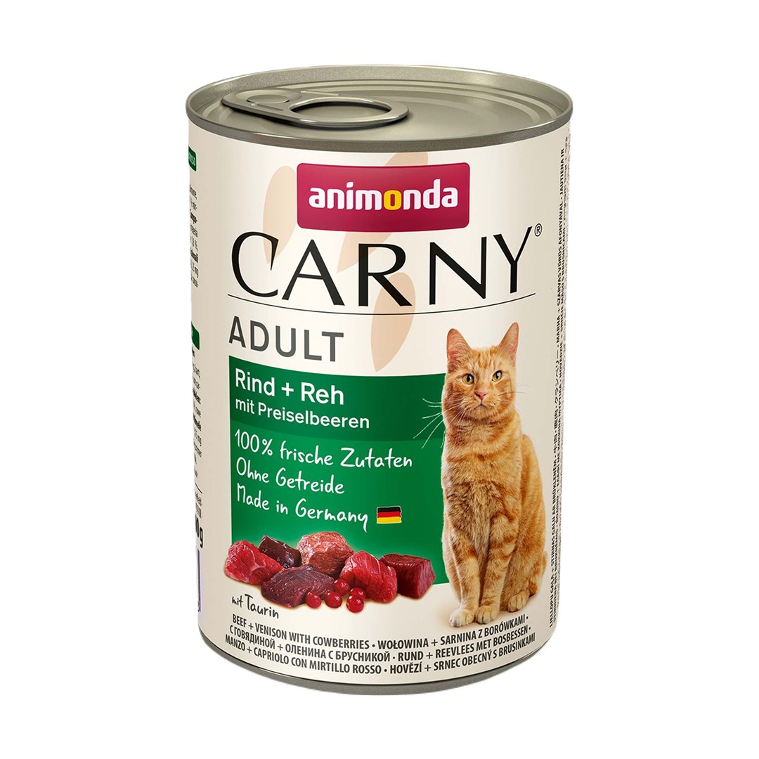 ANIMONDA Carny Adult wołowina, sarnina z borówkami 400g