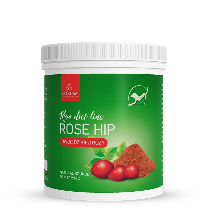 Pokusa Raw Diet Line Rose Hip 200g dla psa i kota