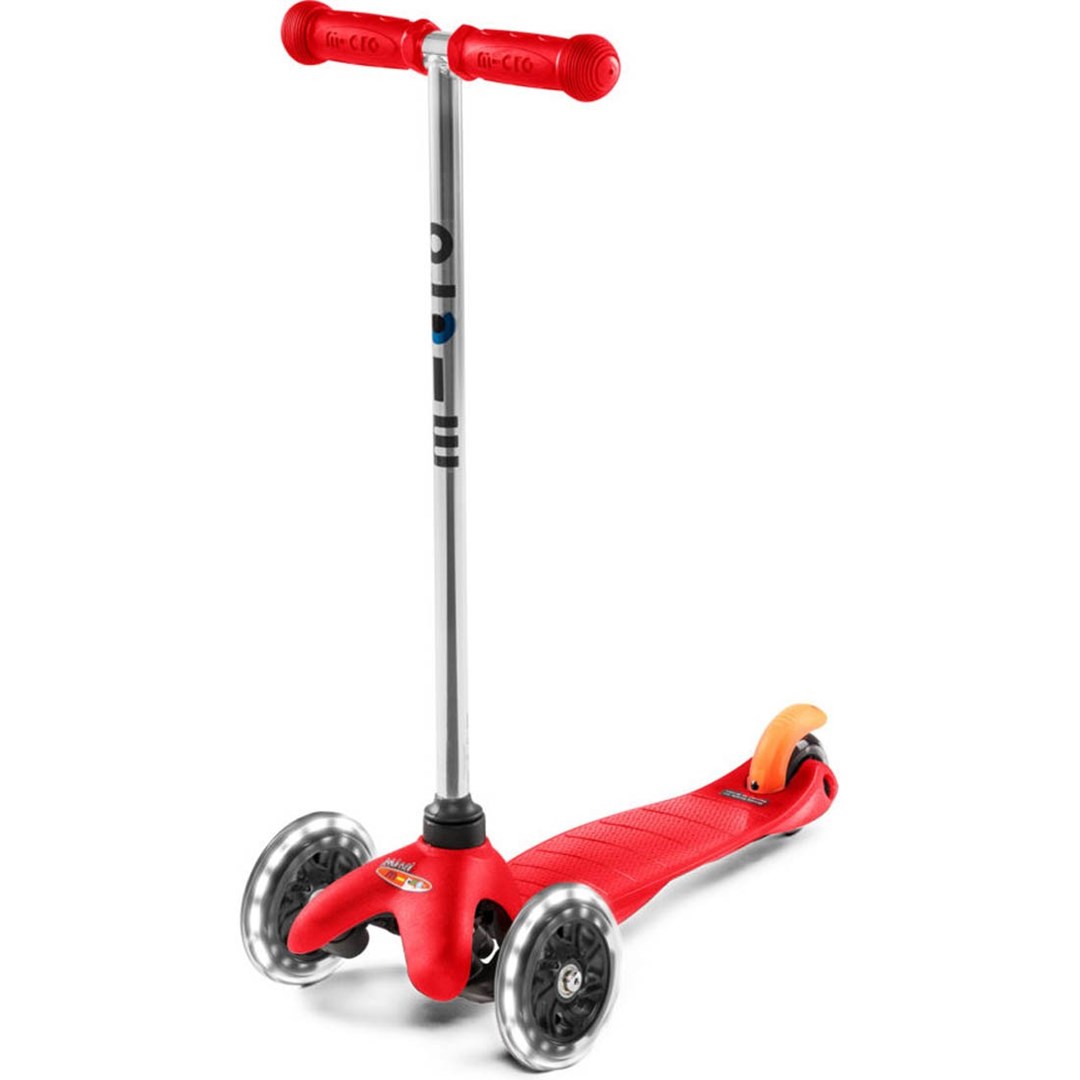 Hulajnoga Mini Micro Classic Red (LED) - 3 Kóła — zdjęcie 1 z 5