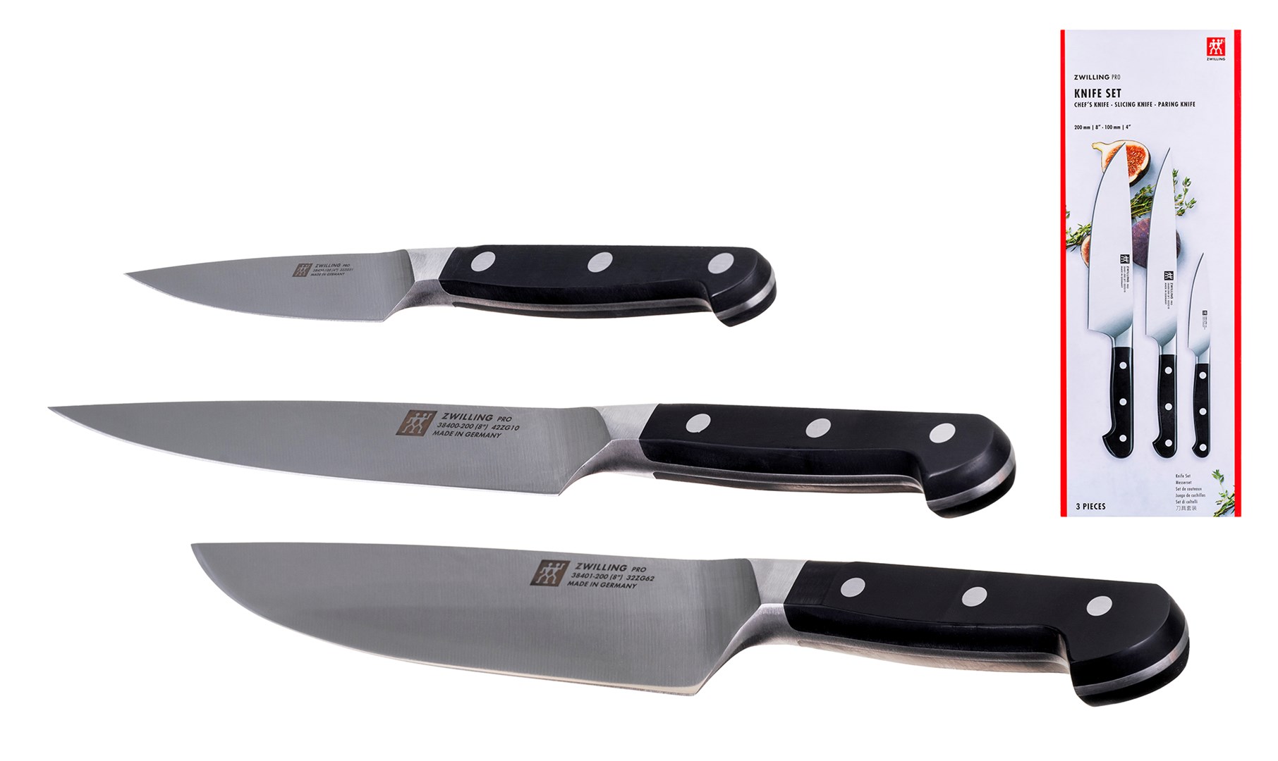 Zestaw 3 noży ZWILLING Pro 38430-007-0 — zdjęcie 1 z 8