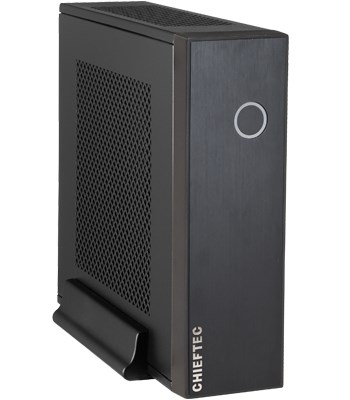 Obudowa Chieftec Compact IX-03B-OP, Mini Tower, Czarna